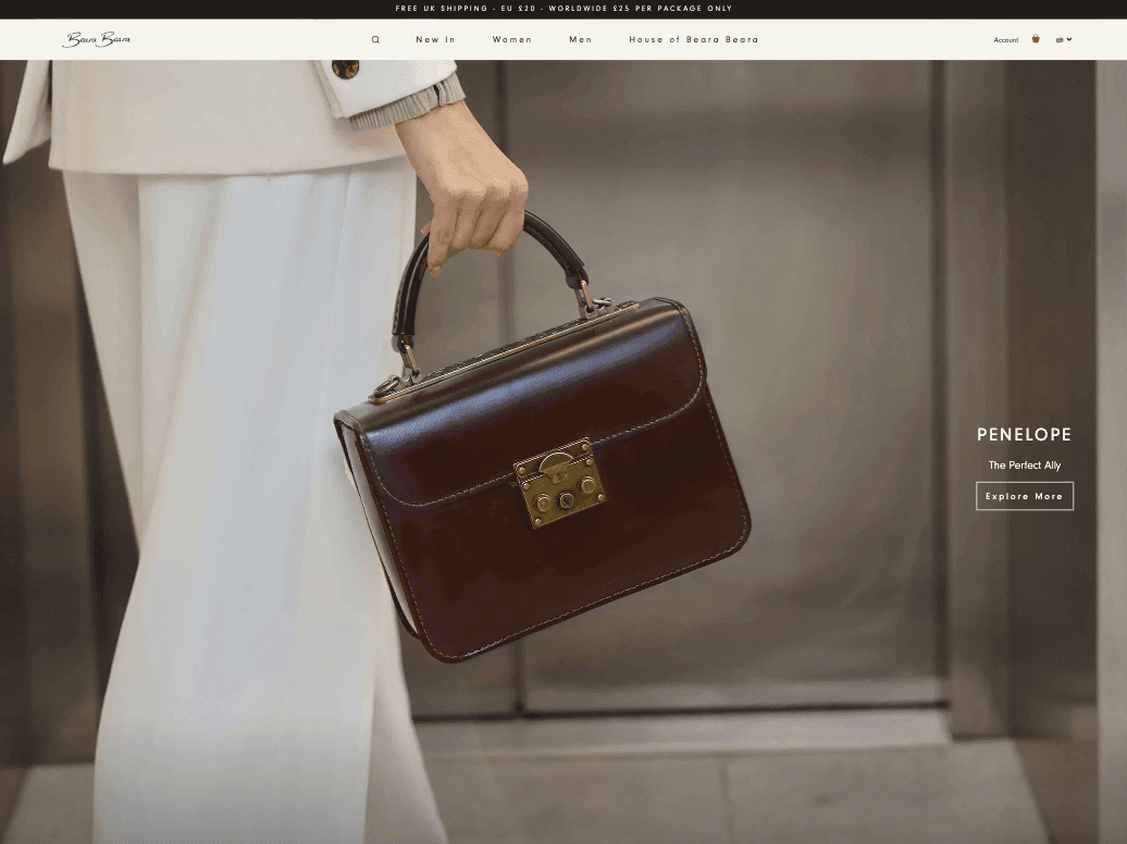 Bearabeara client example hero image